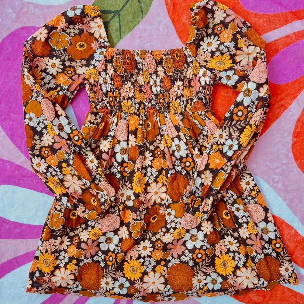Girls Pink Lily X Krista Horton Collab fall dress